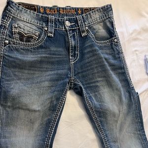 Men’s Rock Revival Jeans-size 32- Ricky Straight